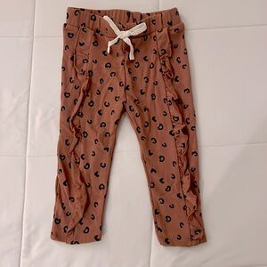 Grayson Mini Brown Print Pants Jogger